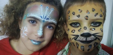 Maquillaje de fantasía: Frozen y Leopardo